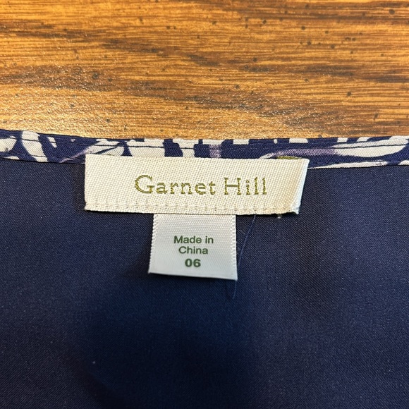 Garnet Hill Silk Midi Dress 3/4 Sleeve - Picture 7 of 10